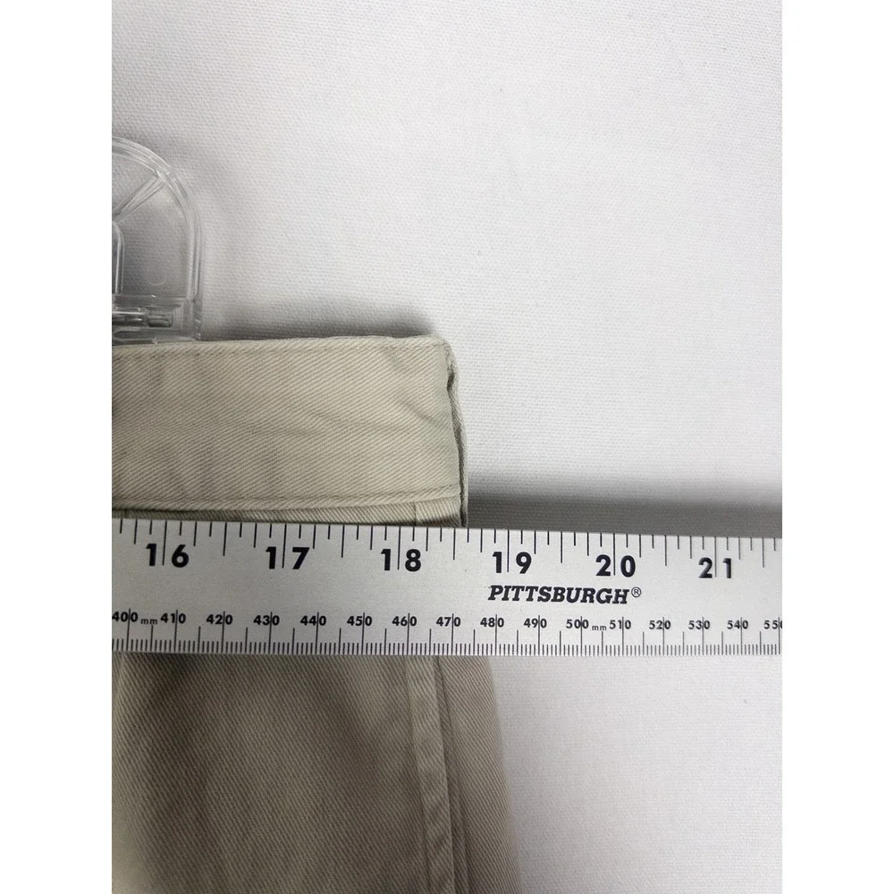 VTG Polo Ralph Lauren Pants‎ Mens 40x32 Beige Pleated Casual Cotton Chino